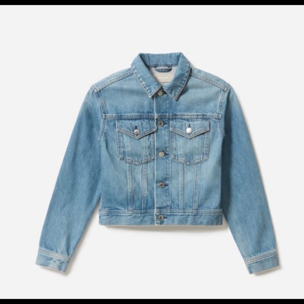 Everlane Cropped Denim Jacket